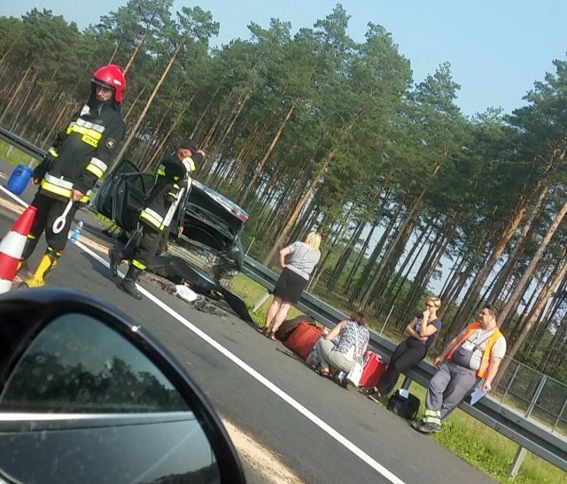 Do wypadków doszło na A1, na wysokości Kamionki (powiat świecki).