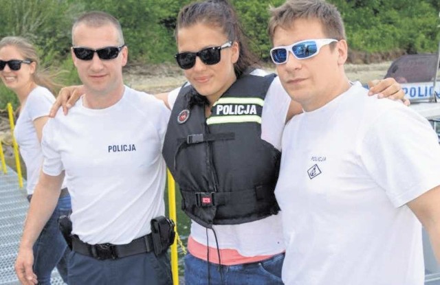 Studenci niemieckiej szkoły policyjnej bardzo dobrze czuli się w komisariacie nad Jeziorem Czorsztyńskim
