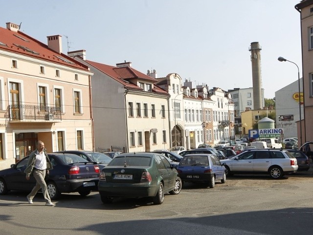 Plac garncarski w rejonie ul. Szpitalnej w Rzeszowie. W tej chwili jest tutaj parking.