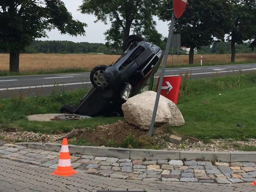 Na wysokości stacji benzynowej koło Chociwla doszło do...