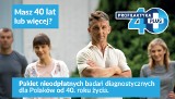 Profilaktyka 40 PLUS. Każdy Polak po 40. roku życia może bezpłatnie wykonać pakiet badań diagnostycznych