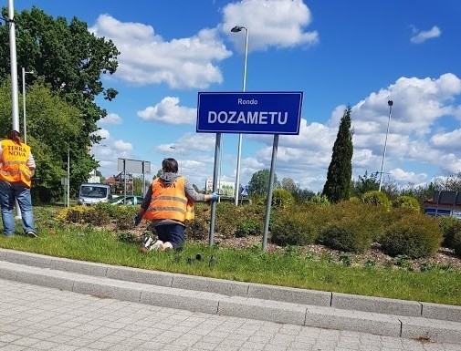 Prezydent Nowej Soli Wadim Tyszkiewicz lubi na rowerze...