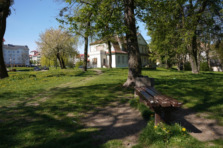 Dawny dworek i park Piotrowo w Tczewie.