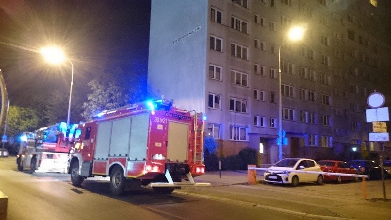 Pożar przy ulicy Swobodnej. Przypalił się garnek z jedzeniem