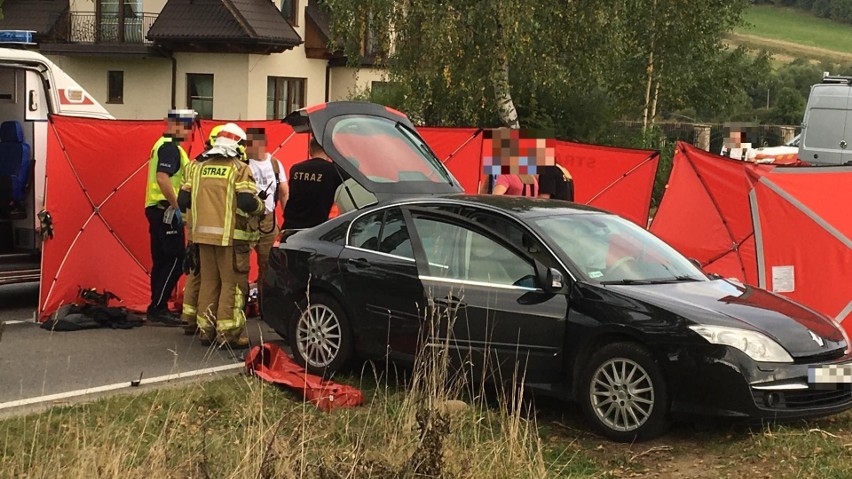 Spisz. Śmiertelny wypadek motocyklisty. Zderzył się z samochodem osobowym