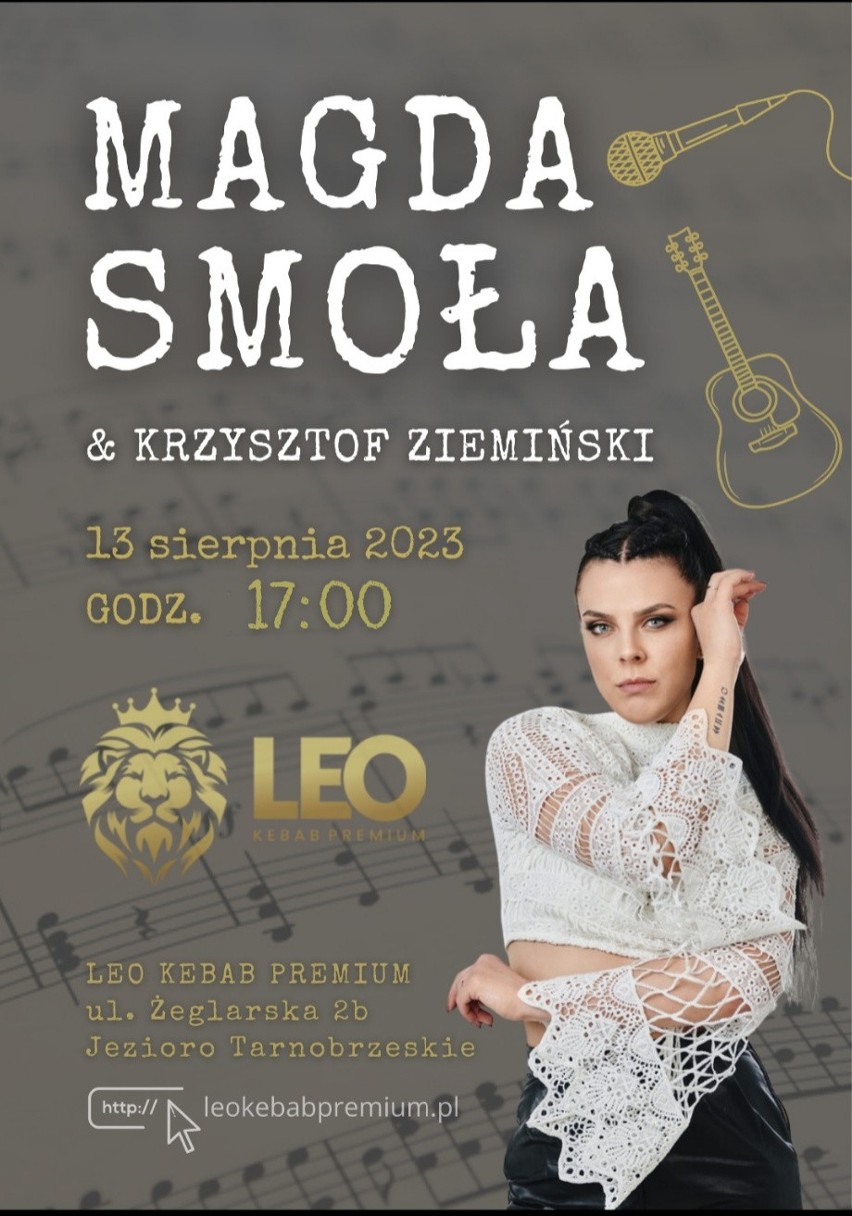 To będzie Koncertowy Weekend w Leo Kebab Premium nad Jeziorem Tarnobrzeskim w Tarnobrzegu. Warto się wybrać