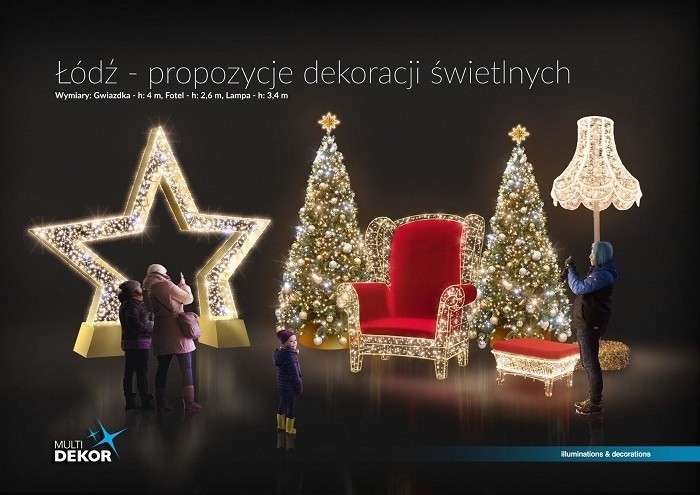 Świąteczną iluminację na Piotrkowską przywiezie z Piastowa pięć tirów!