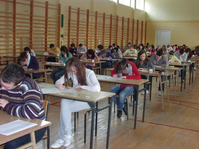 - Za nami pierwszy dzień próbnego egzaminu, pytania nie były aż takie trudne &#8211; mówili gimnazjaliści