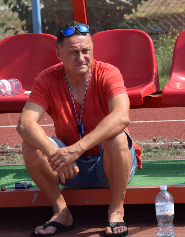 Waldemar Szpiega, trener Neptuna Końskie.