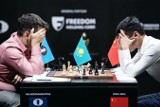 Niepomniaszczij vs. Ding Liren. Dziwne zachowanie Chińczyka w premierowej partii o szachowe mistrzostwo świata w Astanie