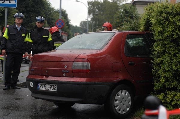 Wypadek w Krośnie...