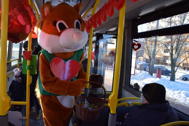 W Inowrocławiu do niedzieli 14 lutego jeździć będzie specjalny, walentynkowy autobus, w którym słodyczami częstuje pasażerów WiewiórINKA. Ponadto z okazji Święta Zakochanych odbędzie się koncert Kobranocki, gra miejska i internetowy recital Katarzyny Dmoch