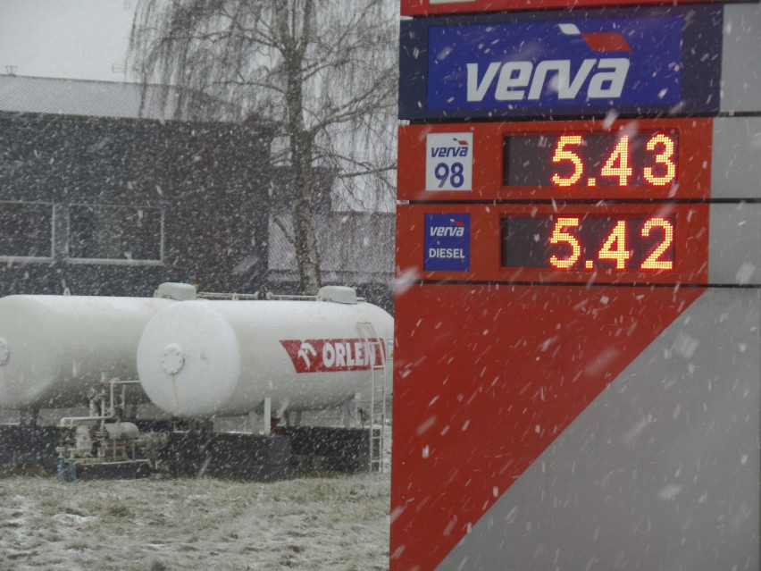 Ceny paliw na stacjach PKN Orlen w Słupsku, 1 lutego.