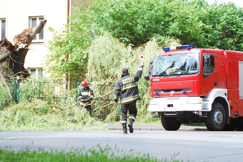 Ogromne zniszczenia po przejściu wichury w Rudzie Śląskiej