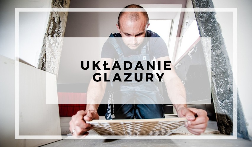 Układanie glazury - 35 - 70 zł mkw. w zależności od rodzaju...