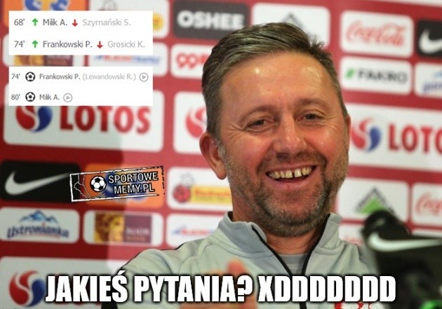 Zobaczcie najlepsze memy po meczu Polska - Macedonia