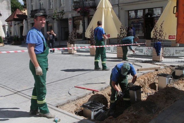 Remont Piotrkowskiej: zapora przy Roosevelta.