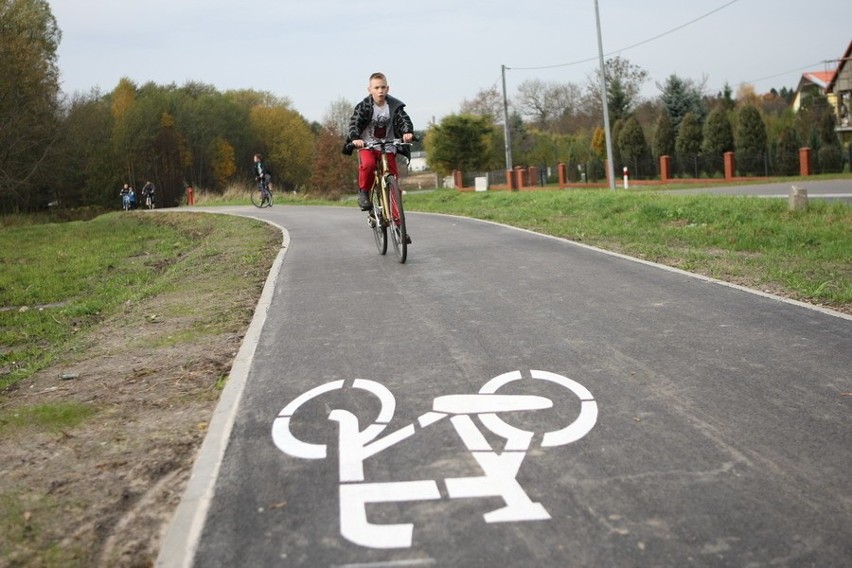 Nowa ścieżka rowerowa do Głobina...