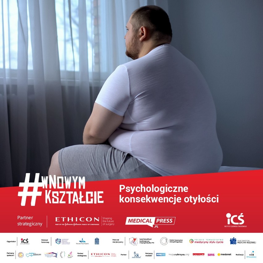 Plakat promujący kampanię "W nowym kształcie".