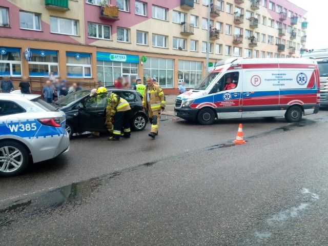 Do groźnego zdarzenia doszło w środę przy ulicy Wałeckiej w Czaplinku.