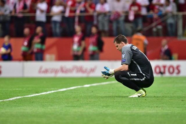 10.06.2017 warszawamecz kwalifikacyjny pomiedzy reprezentacja polski a rumunii do mistrzostw swiata w rosji w 2018 - mecz kwalifikacje polska rumunianz- wojciech szczesny second leg world cup qualifing match between poland and romania  fot. bartek syta / polska press