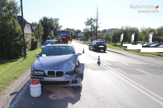 Odpowiedzialność za wypadek na Pszczyńskiej ponosi 22-letni kierowca bmw.
