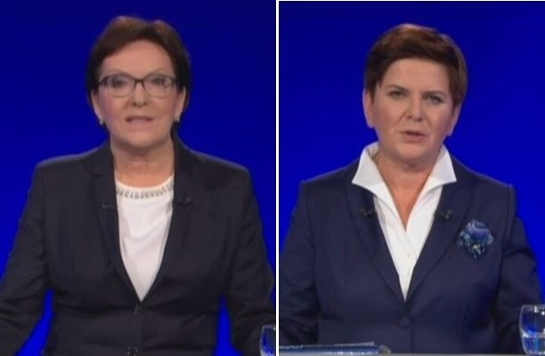 Od lewej Ewa Kopacz i Beata Szydło