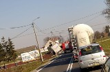 Kumiała. Wypadek na DK 8. Tir zderzył się z bmw przy wyprzedzaniu (zdjęcia)