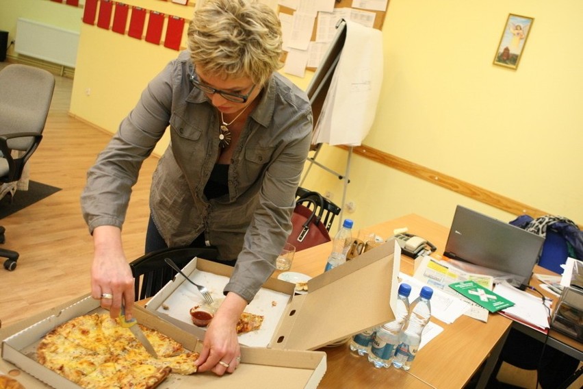Akcja pizza w redakcji Głosu Pomorza