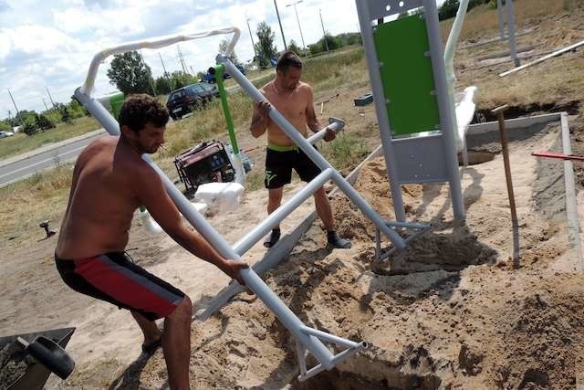 Na Podgórzu powstaje właśnie siłownia zewnętrzna. To jeden ze zwycięskich projektów poprzedniej edycji budżetu obywatelskiego