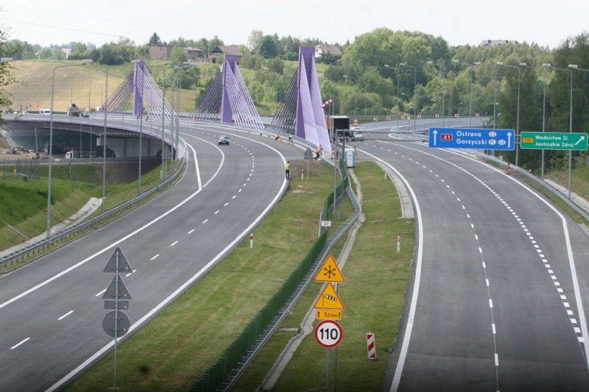 Most w Mszanie na autostradzie A1 będzie otwarty w piątek...