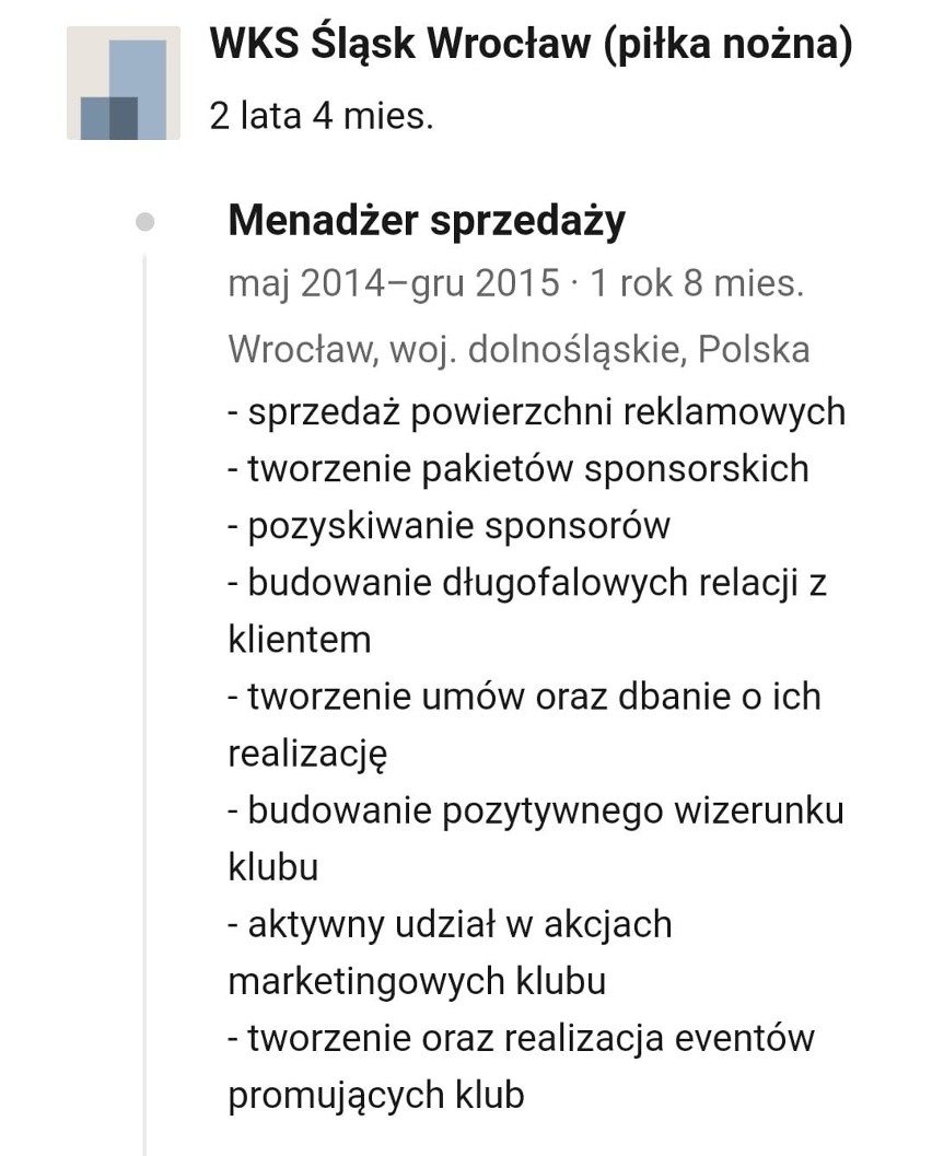 Stracił pracę za Widzew, potem sam za to zwalniał. Nieoczywisty przypadek prezesa Śląska Wrocław