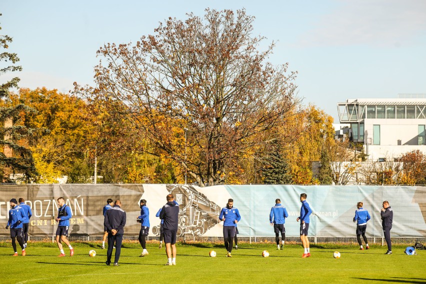 Lech Poznań odbył ostatni trening przed czwartkowym meczem w...