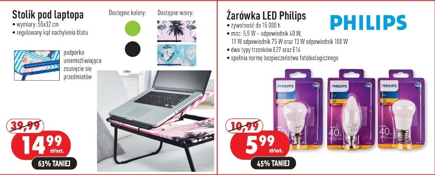 Promocyjne ceny produktów w sklepie Biedronka Outlet w...