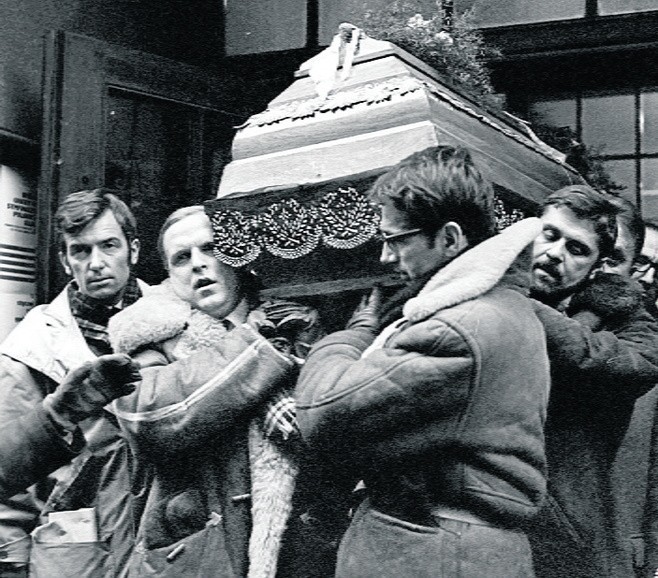 Pogrzeb Cybulskiego, styczeń 1967