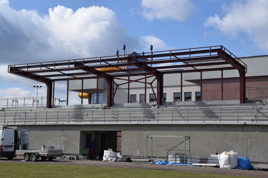 Trwa modernizacja i przebudowa stadionu miejskiego w...