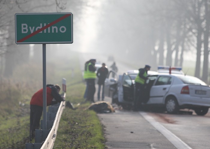 Wypadek na trasie Slupsk - Ustka