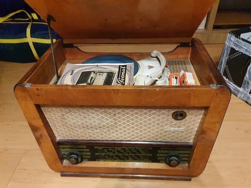 Radio Antyk PRL Poemat II z dowodem zakupu z 1959 dla...