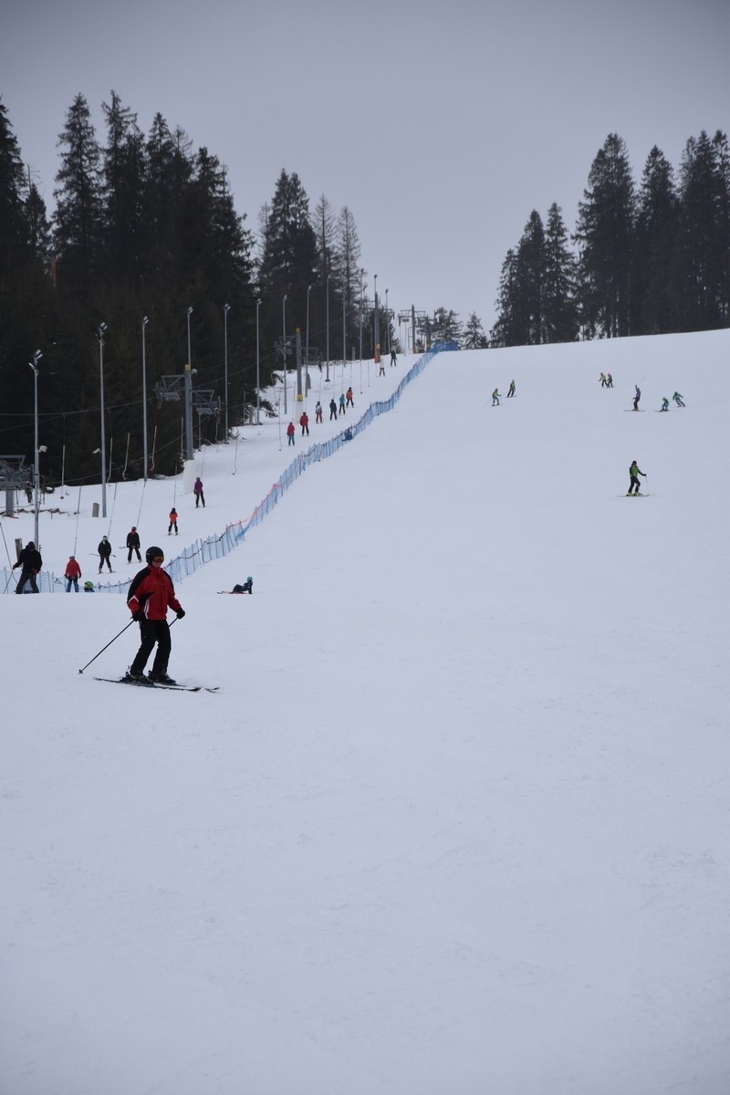 Podhale: Tłumy turystów wybrały się na stoki narciarskie w Białce, Czarnej Górze i Jurgowie