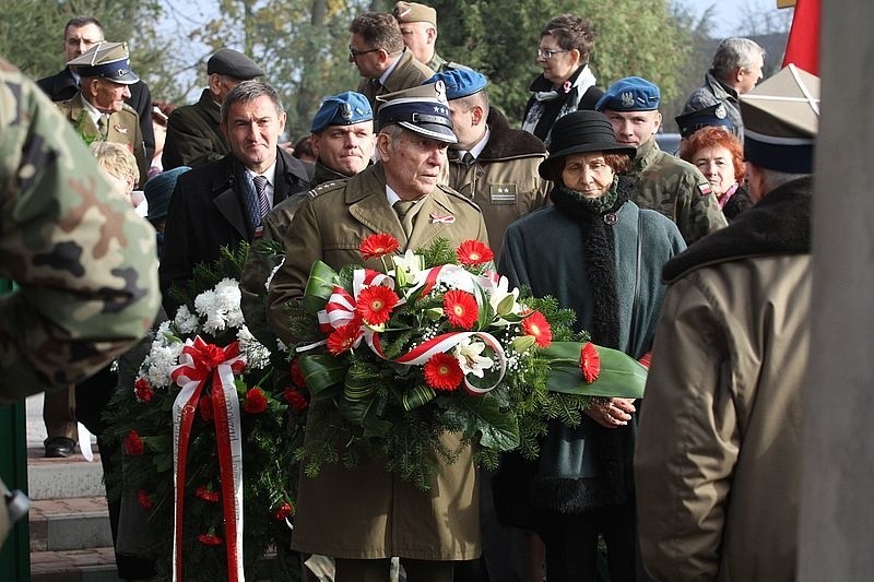 Odsłonięcie pomnika w Górnie