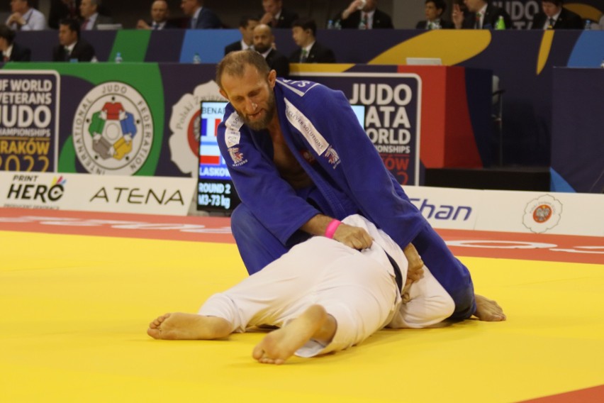 MŚ w judo weteranów. Kolejne dwa medale Polaków w Tauron Arenie Kraków. Siódme miejsce wiślaka ZDJĘCIA