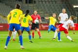Reprezentacja Polski przegrała w Kielcach w towarzyskim meczu z Brazylią 1:3. Zagrała Marta, gwiazda światowego futbolu [ZDJĘCIA]