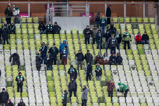 Kibice podczas meczu Lechia Gdańsk - Bruk-Bet Termalica Nieciecza