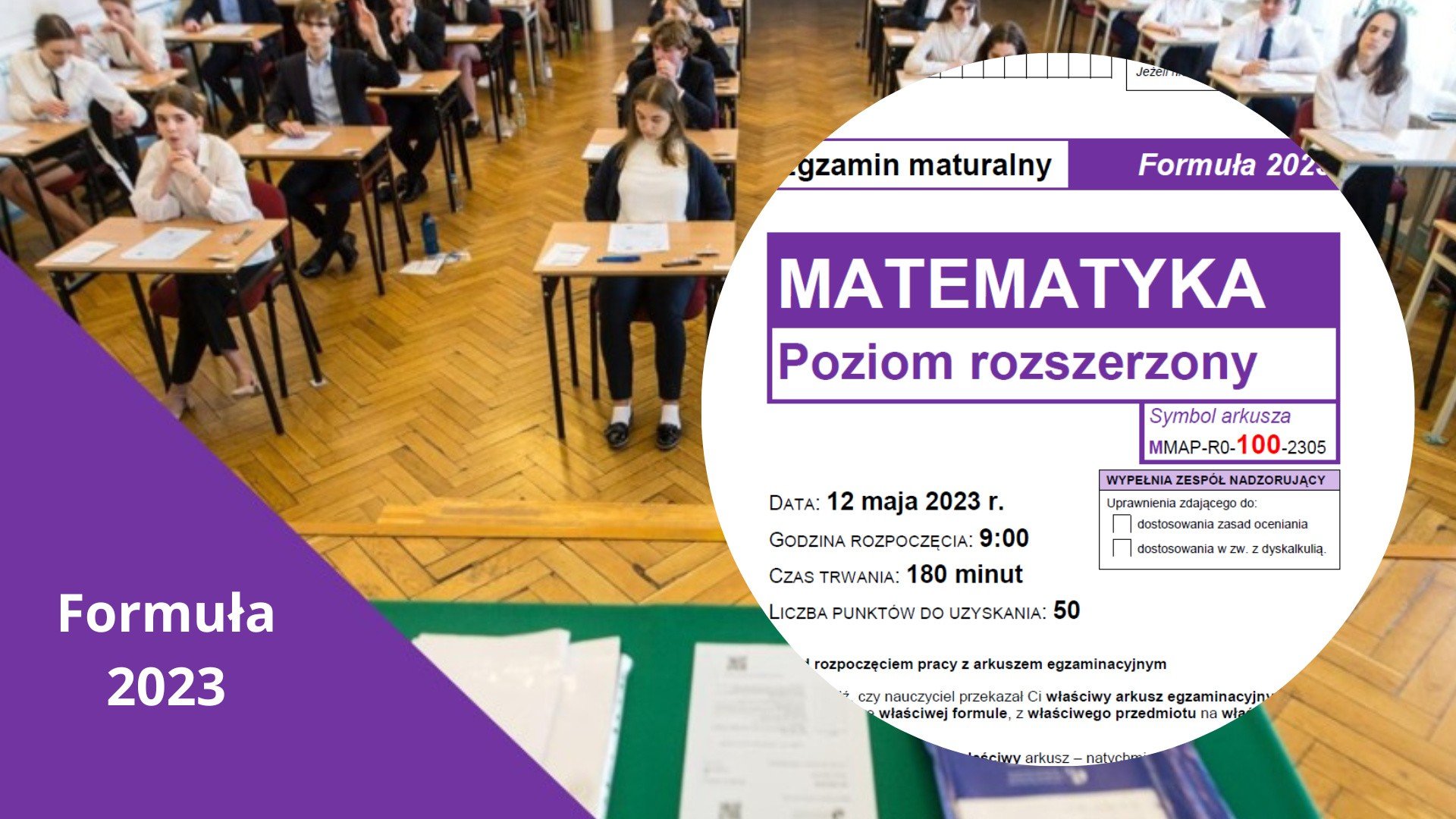 Matura rozszerzona matematyka 2023 już dziś. Tu znajdziesz arkusz CKE z