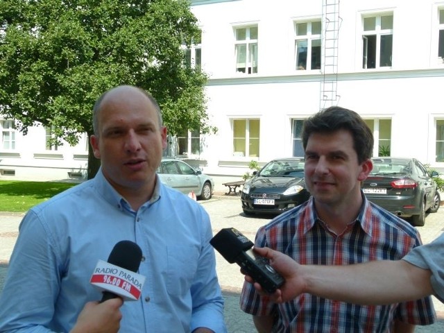 Radni klubu Łódź 2020 - Łukasz Magin i Jacek Borkowski.
