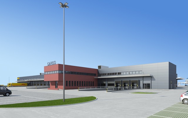 Wizualizacja: tak ma wyglądać nowy terminal cargo w Pyrzowicach