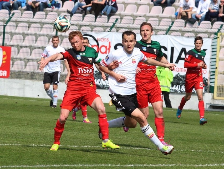 GKS Tychy przegrywał na własnym boisku z Chojniczanką 0:1 po...