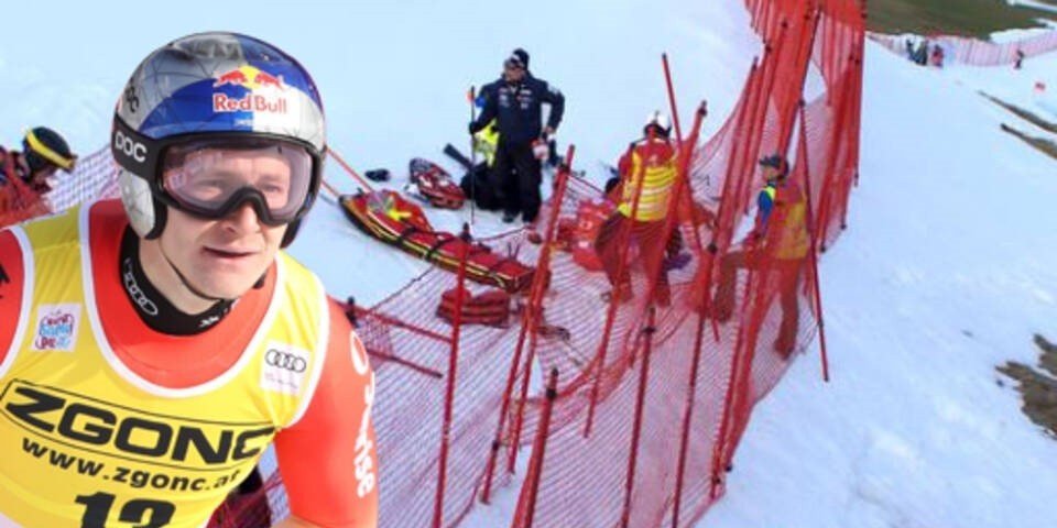 Un skieur français a été hospitalisé après une chute cauchemardesque sur la piste de slalom géant de la Coupe du monde [WIDEO]