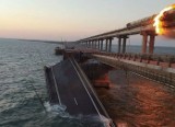 Most Krymski poważnie zniszczony. Ekspert: To może być już dla Rosjan sytuacja krytyczna