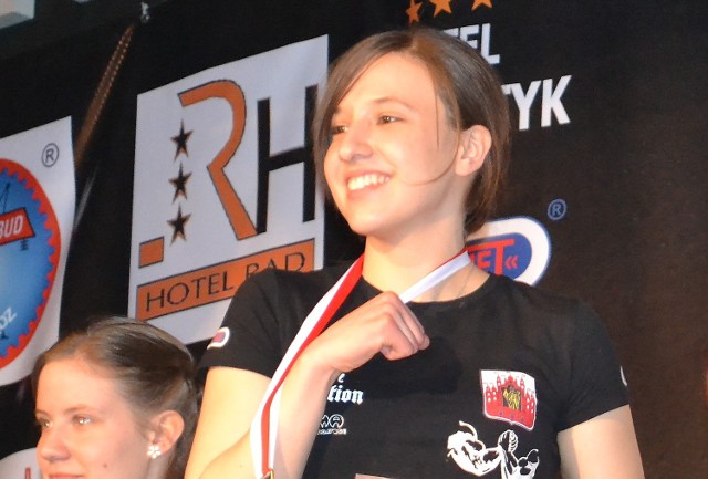 Marta Opalińska, zawodniczka  Arm Fanatic Sport Grudziądz, miała już w dorobku medale mistrzostw Polski, Europy i świata. Po raz pierwszy zdobyła cennyt krążek mistrzostw świata seniorek